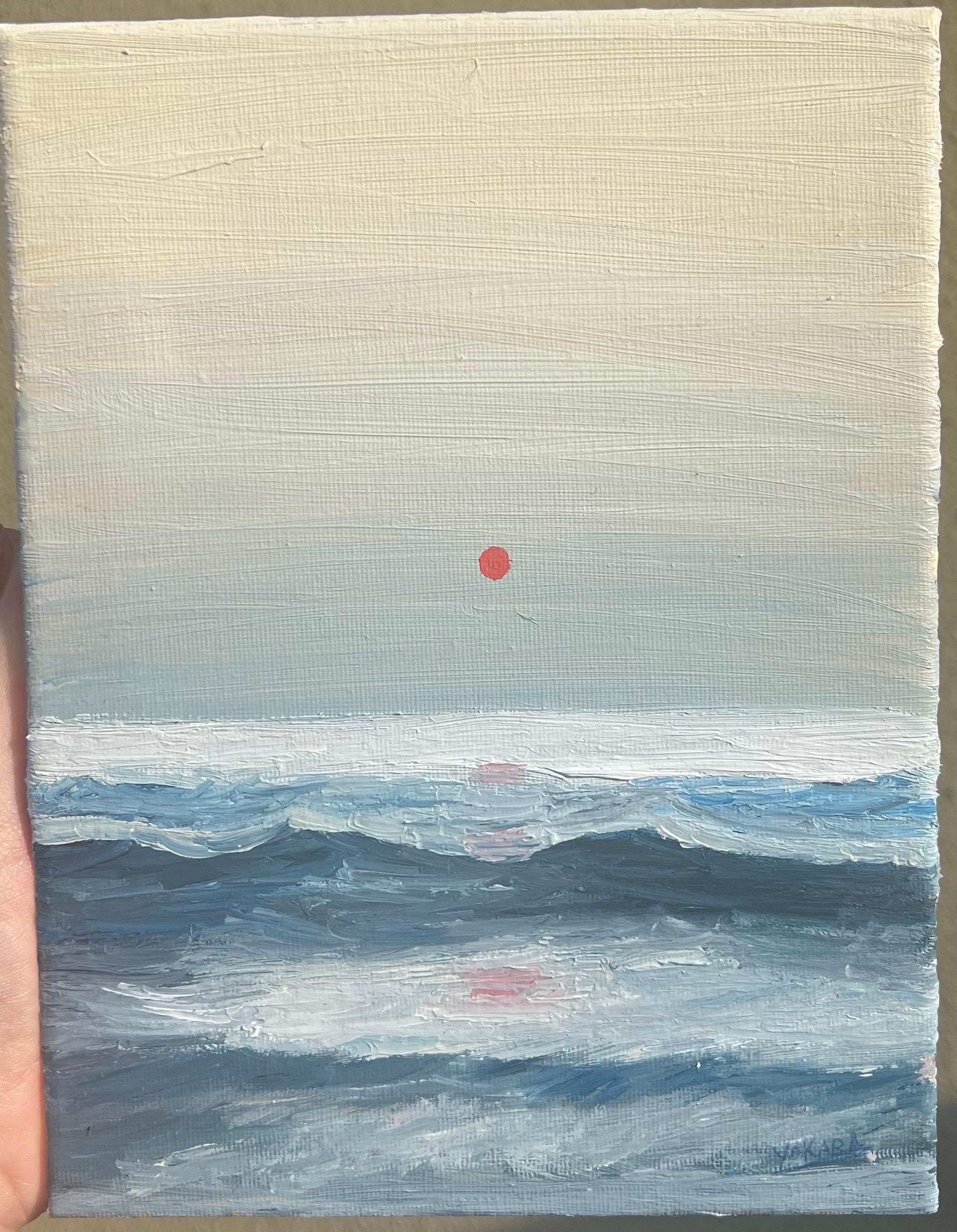Amanecer en el mar
