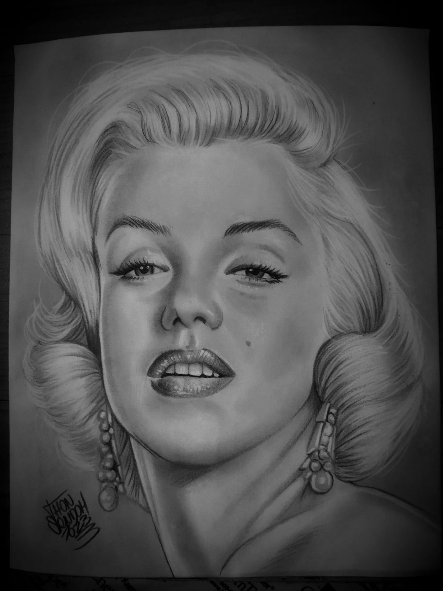 retrato marilyn monroe