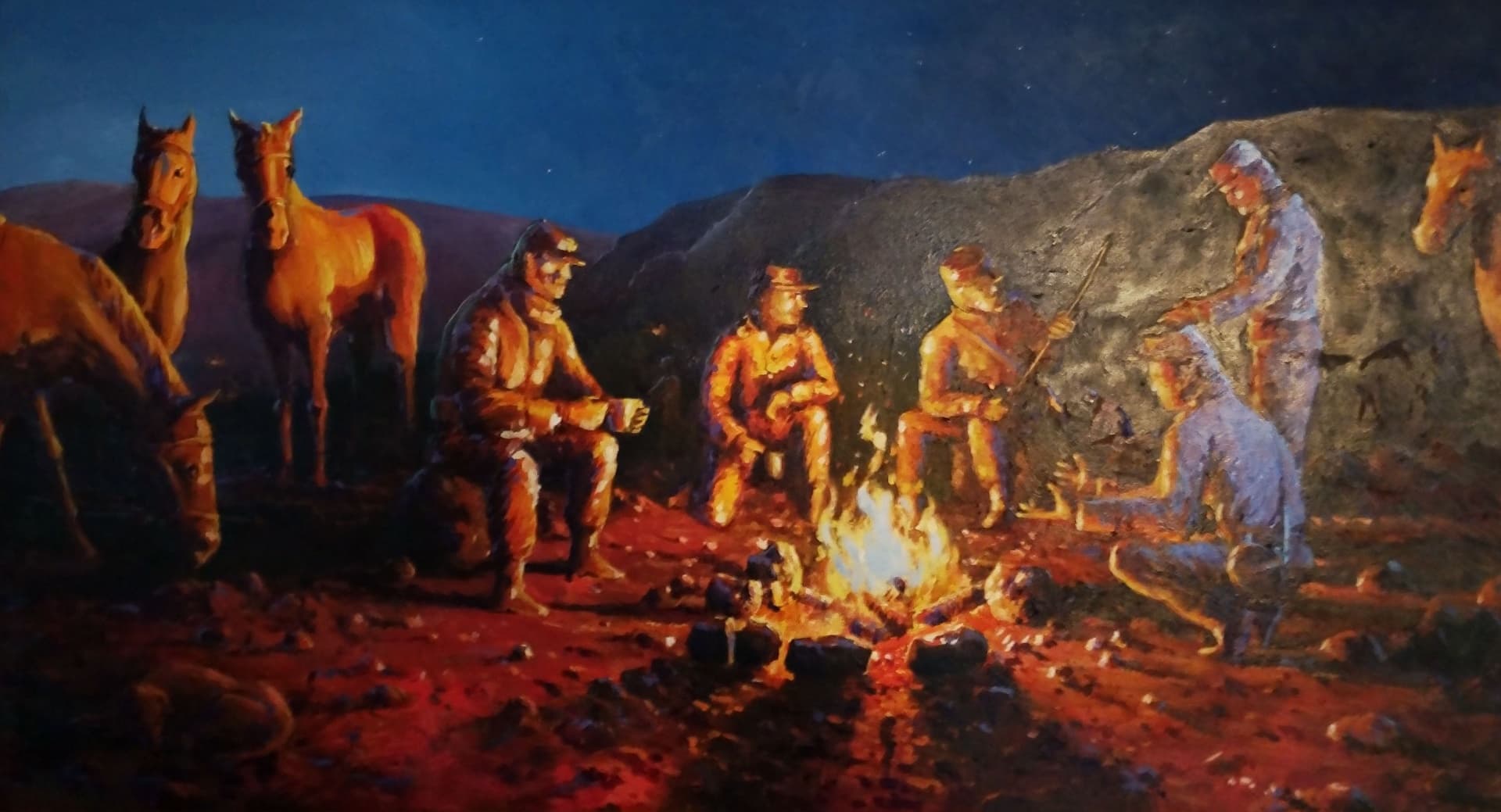 Soldados en la Sierra Peruana