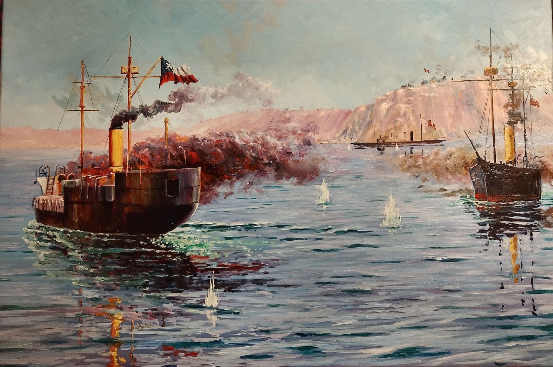 1880, Combate naval de Arica